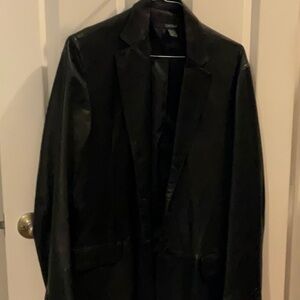 DKNY Classic leather Black Blazer